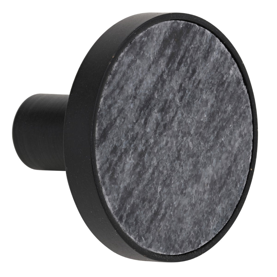 Marmor Greb/knage - sort/sort ø32 mm